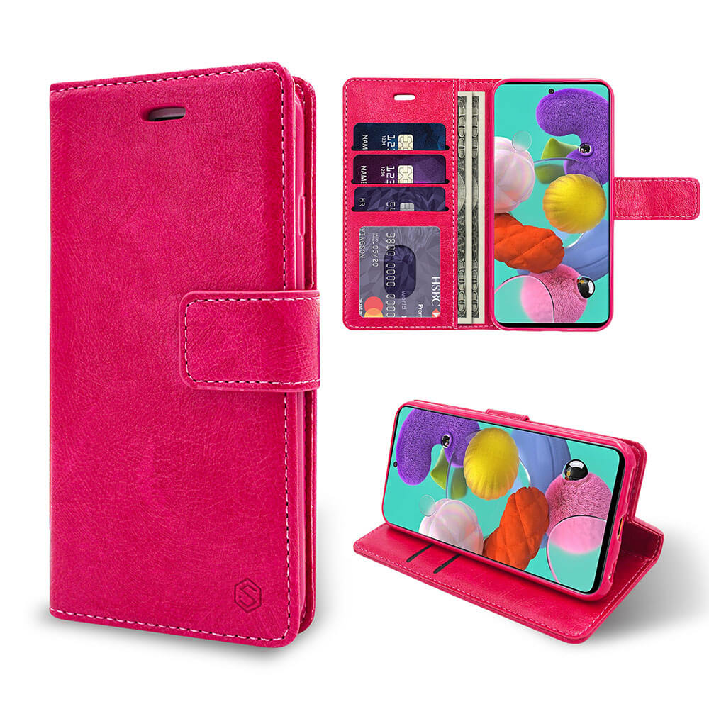 Samsung S25 Ultra Wallet Case Pink