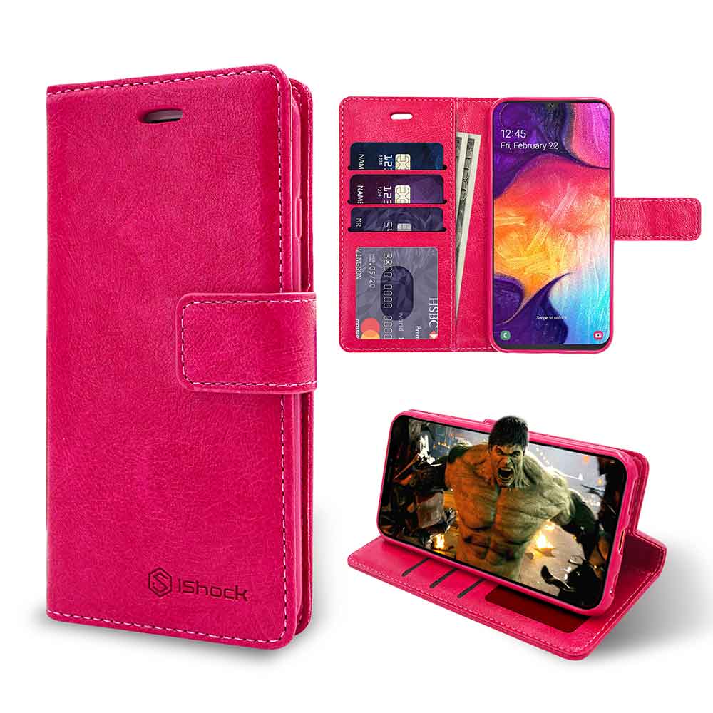 Samsung S23 FE Wallet Pink Case