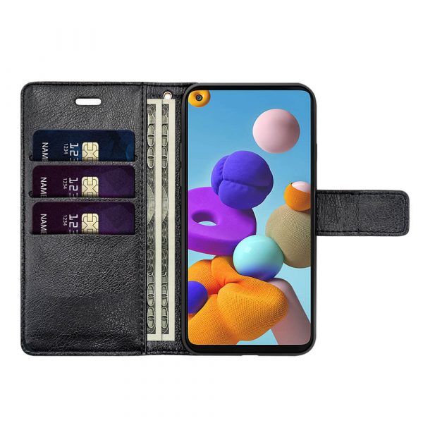 Samsung S25FE Wallet Black Case
