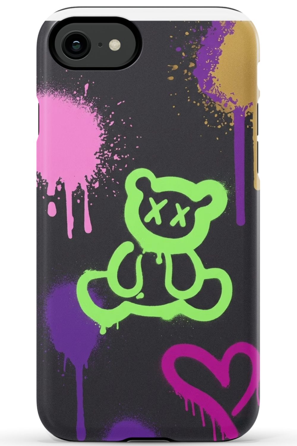 Graffiti Style Paint Splash Bear