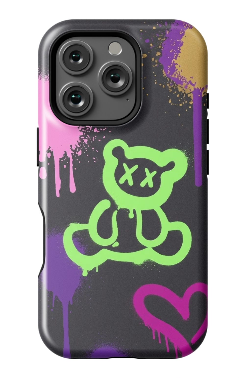 Graffiti Style Paint Splash Bear