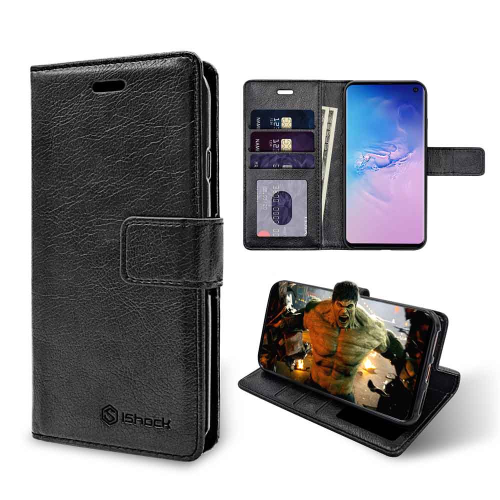 Samsung S10 Plus Wallet Black