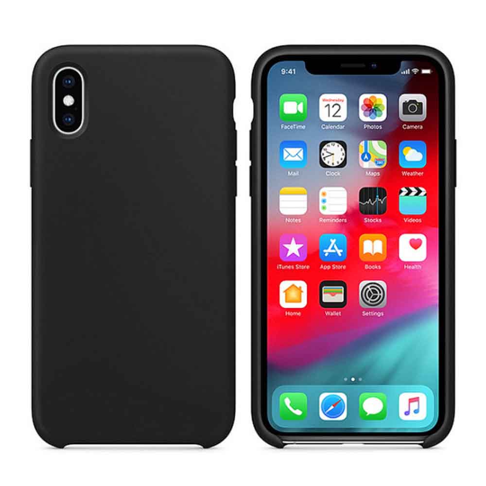 iPhone XS Max OA Silicon Black