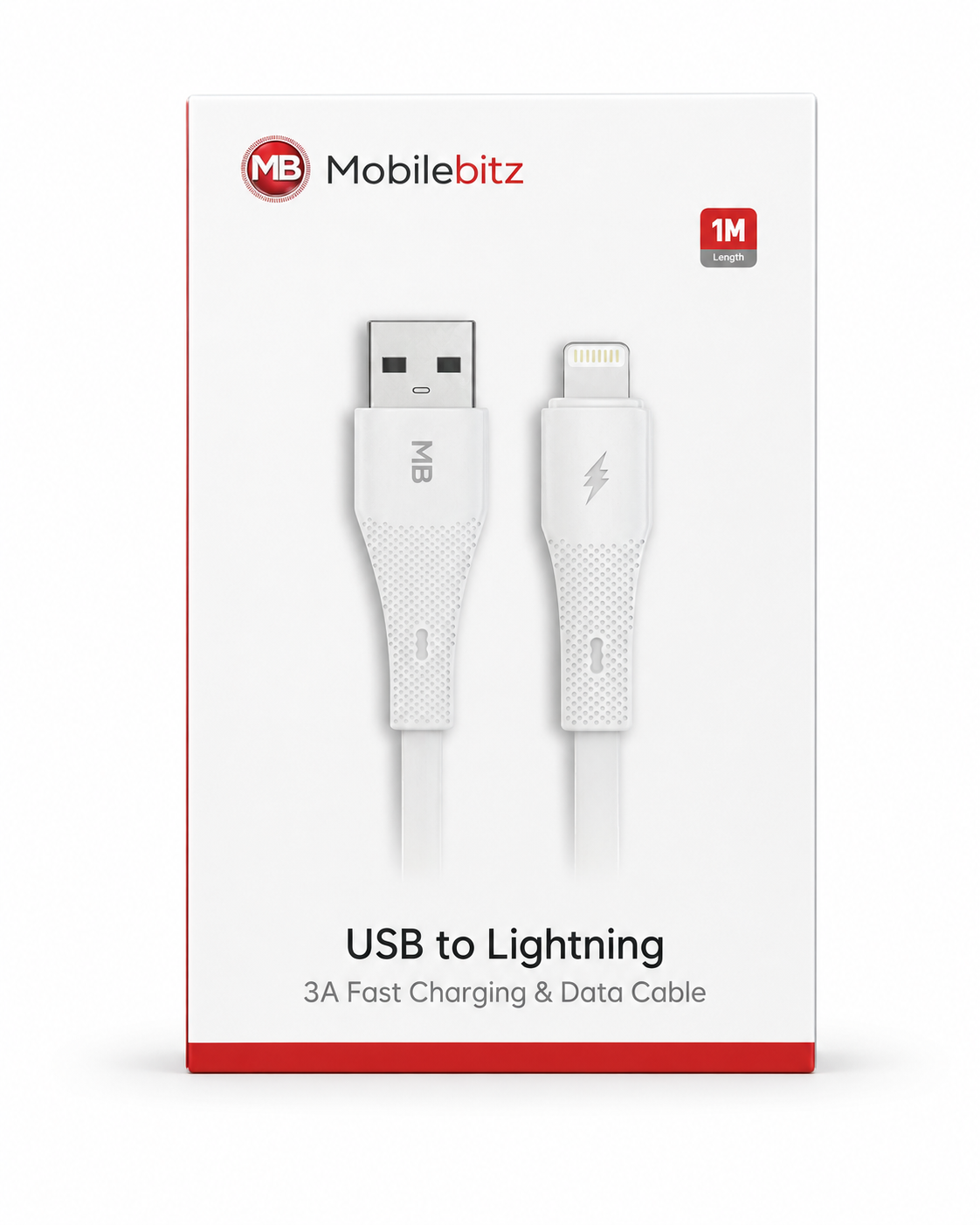 1.2M USB to Lightning Charging Cable - For iPhones, iPads And Android