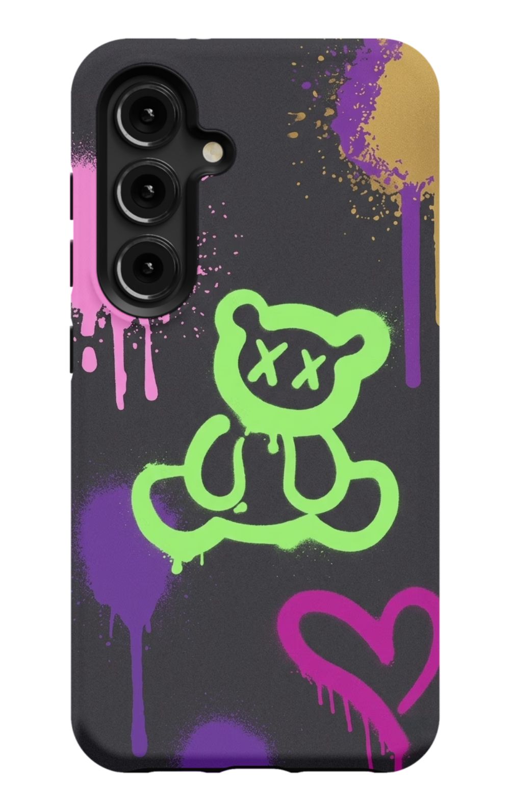 Graffiti Style Paint Splash Bear