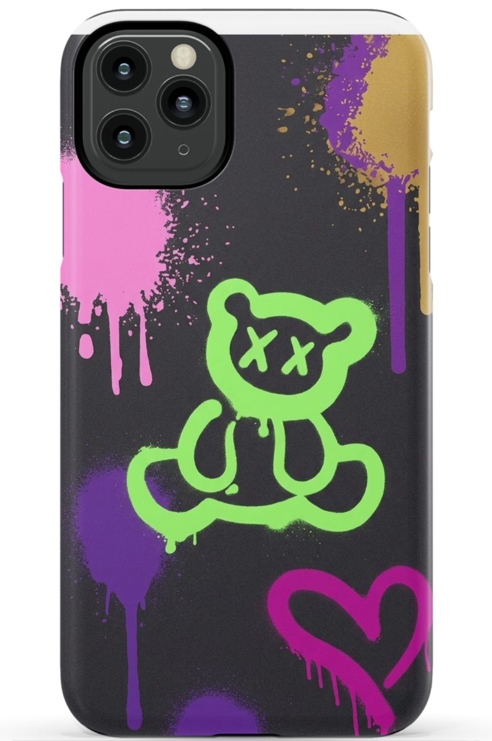 Graffiti Style Paint Splash Bear