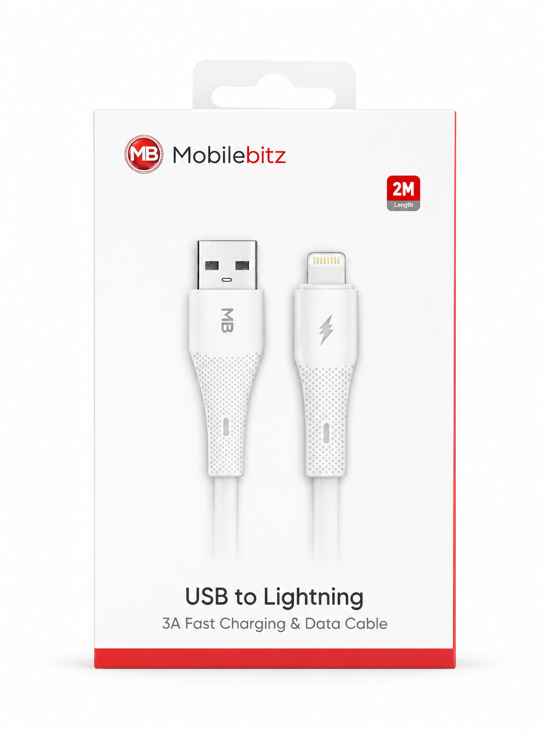 2M USB to Lightning Charging Cable - For iPhones & iPads