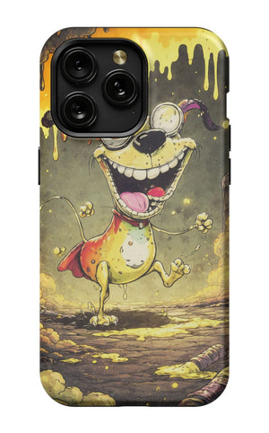 Manic dog in a toxic world