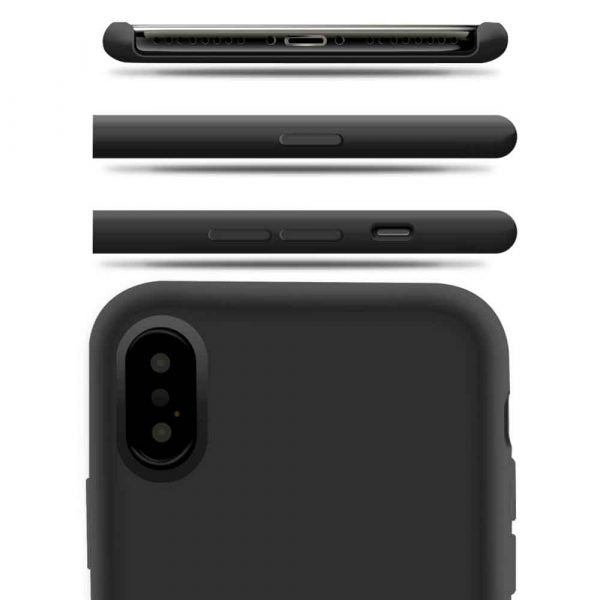 iPhone XS Max OA Silicon Black
