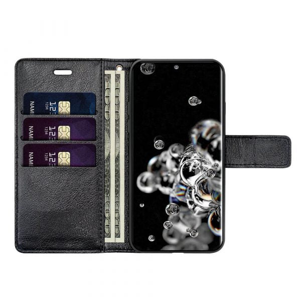 Samsung S25 Ultra Wallet Case Black