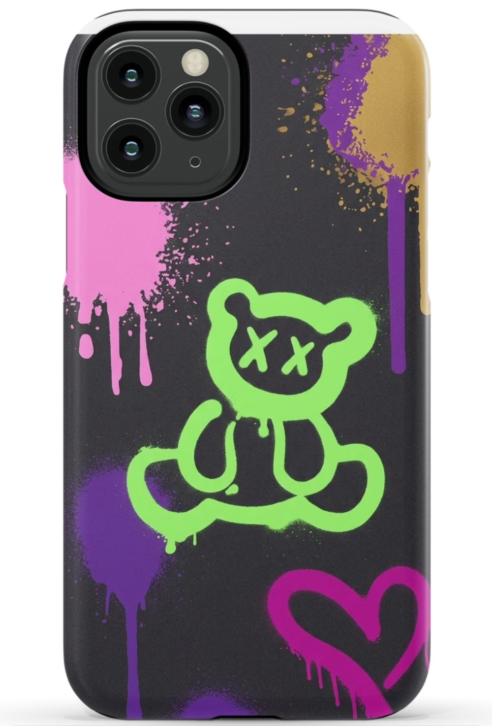 Graffiti Style Paint Splash Bear