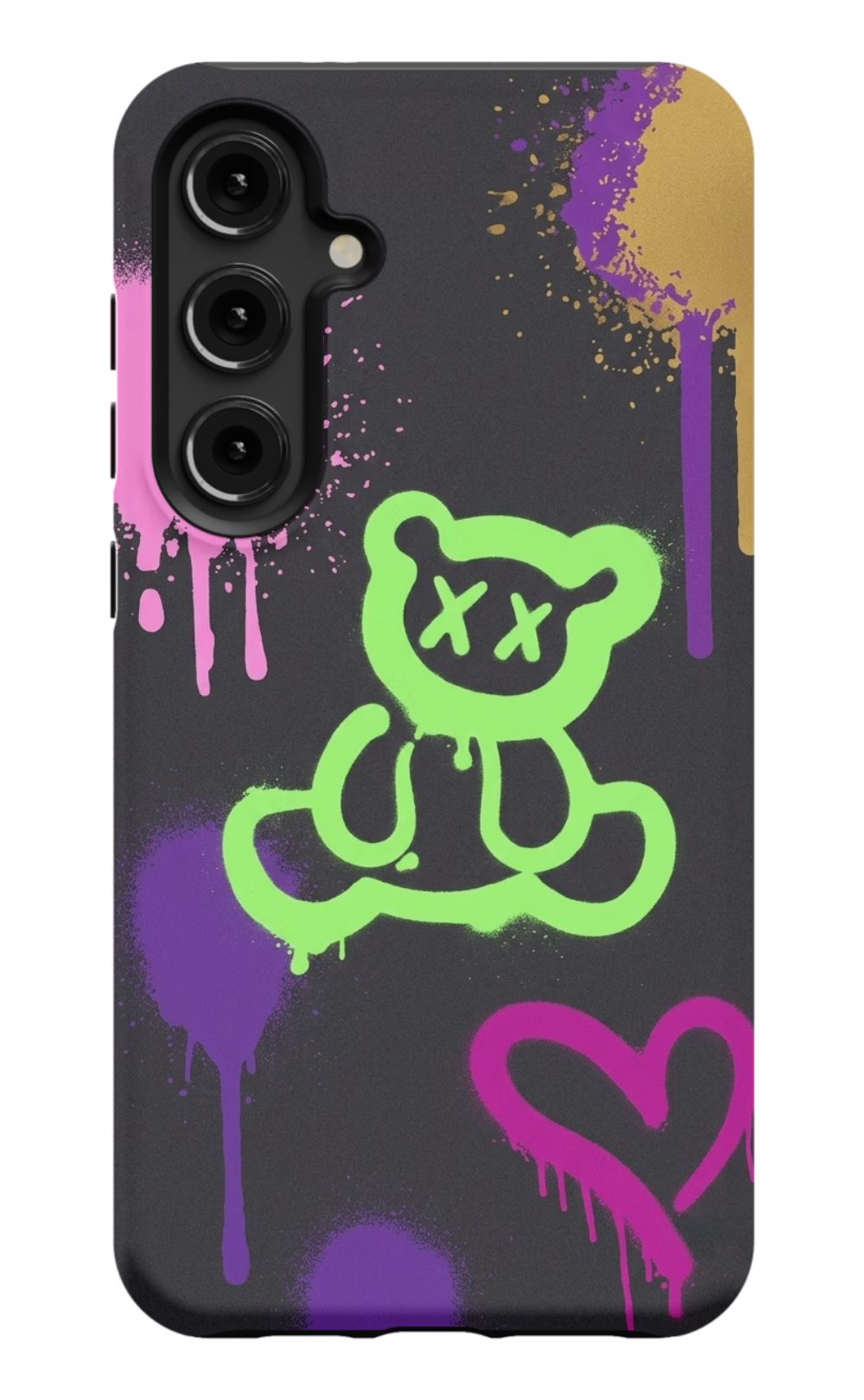 Graffiti Style Paint Splash Bear