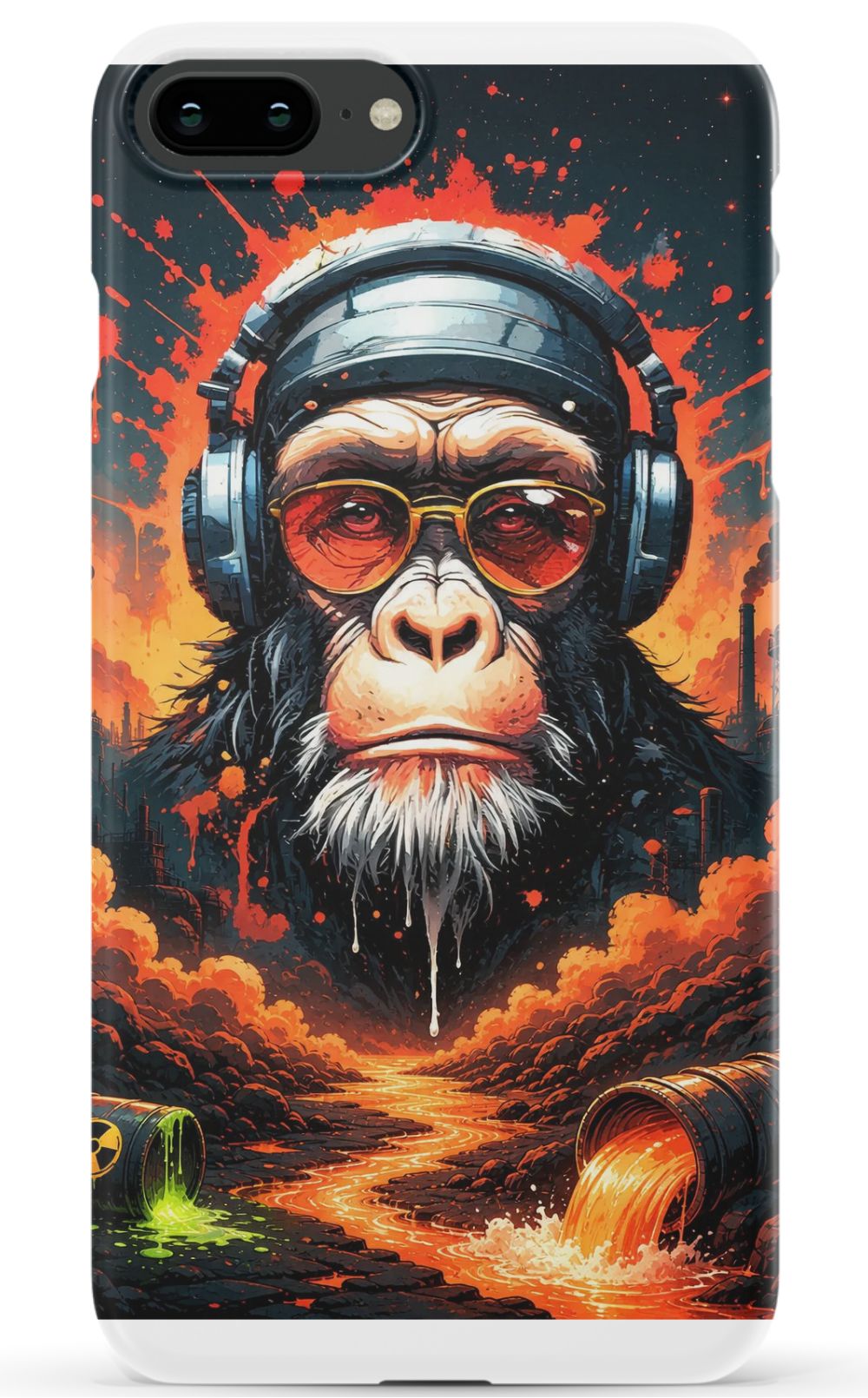 Toxic wasteland warrior chimp