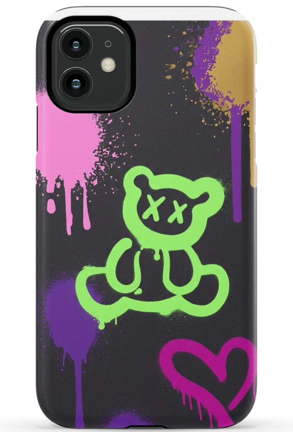 Graffiti Style Paint Splash Bear