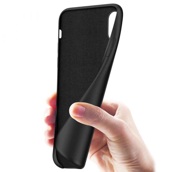 iPhone XS Max OA Silicon Black