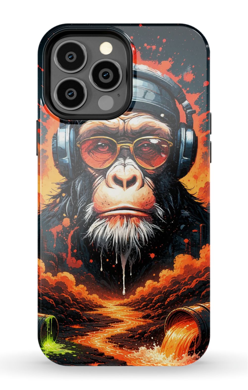 Toxic wasteland warrior chimp