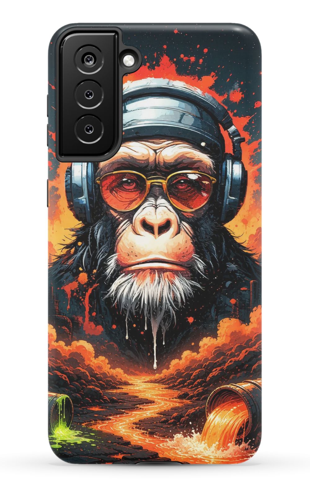 Toxic wasteland warrior chimp