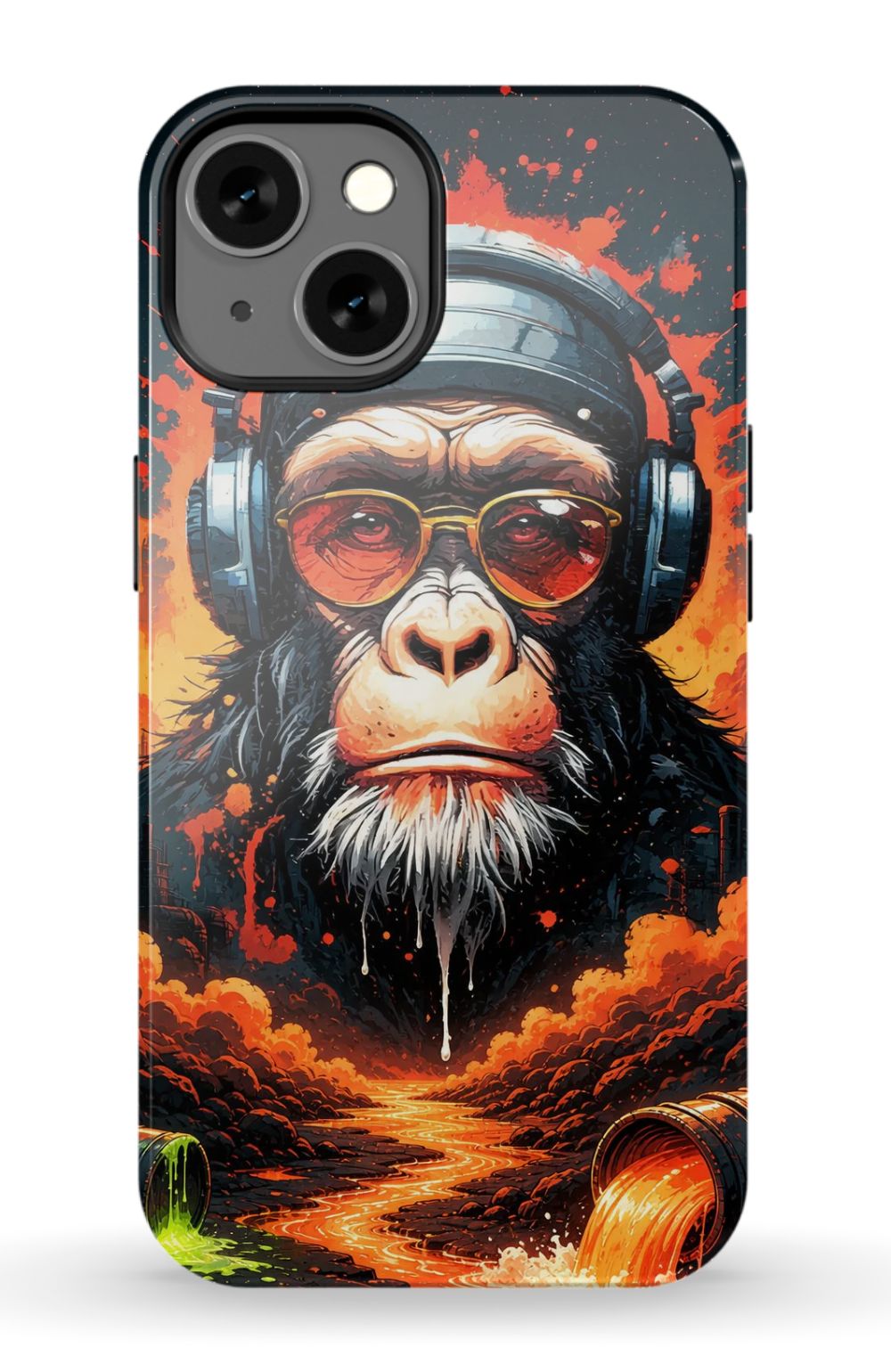 Toxic wasteland warrior chimp