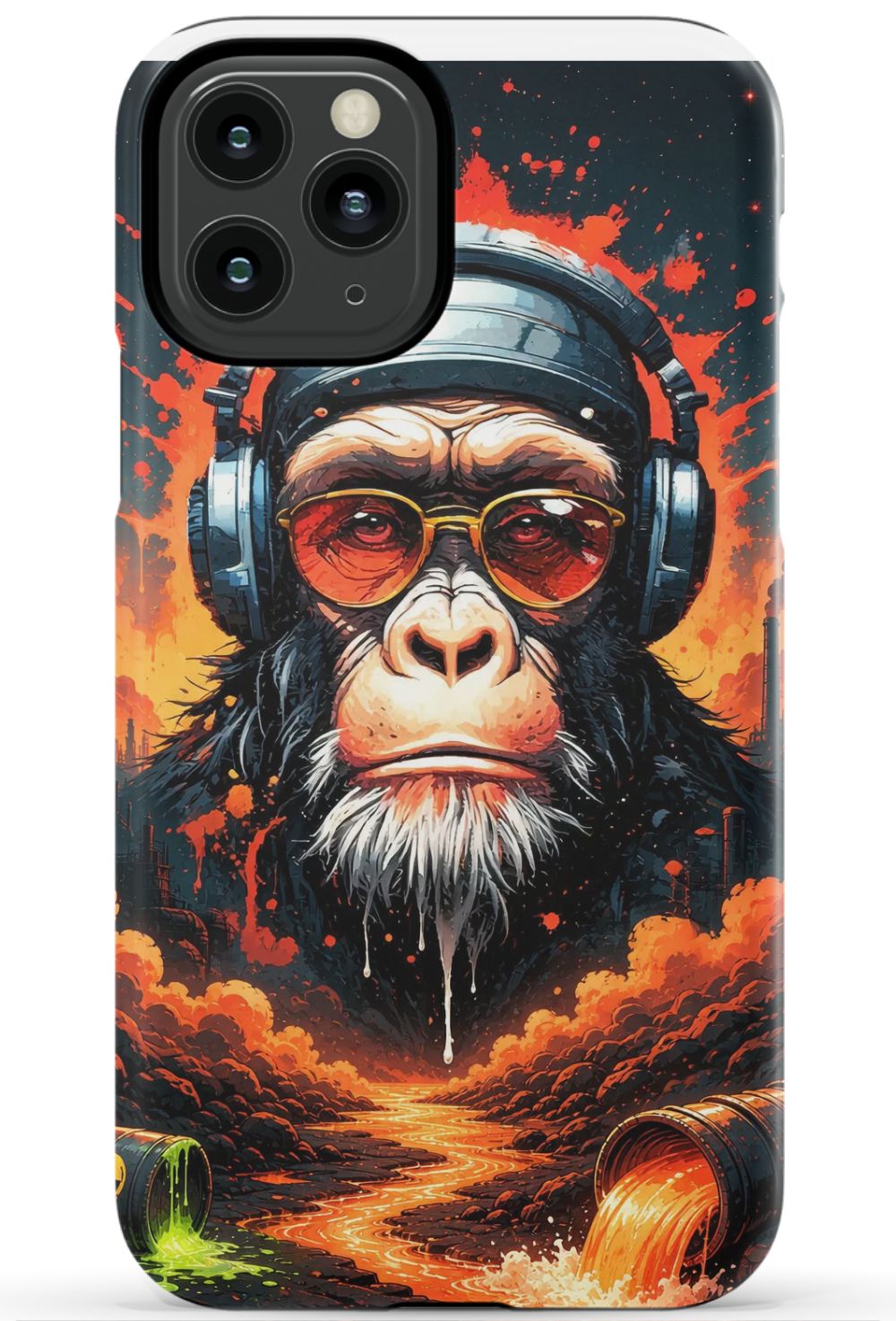Toxic wasteland warrior chimp