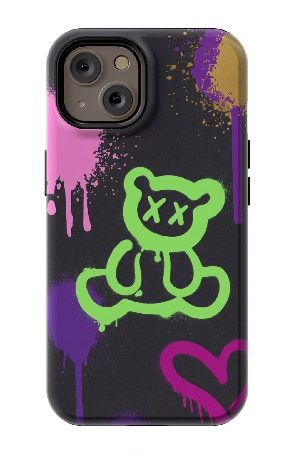 Graffiti Style Paint Splash Bear
