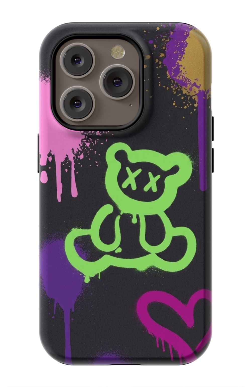 Graffiti Style Paint Splash Bear