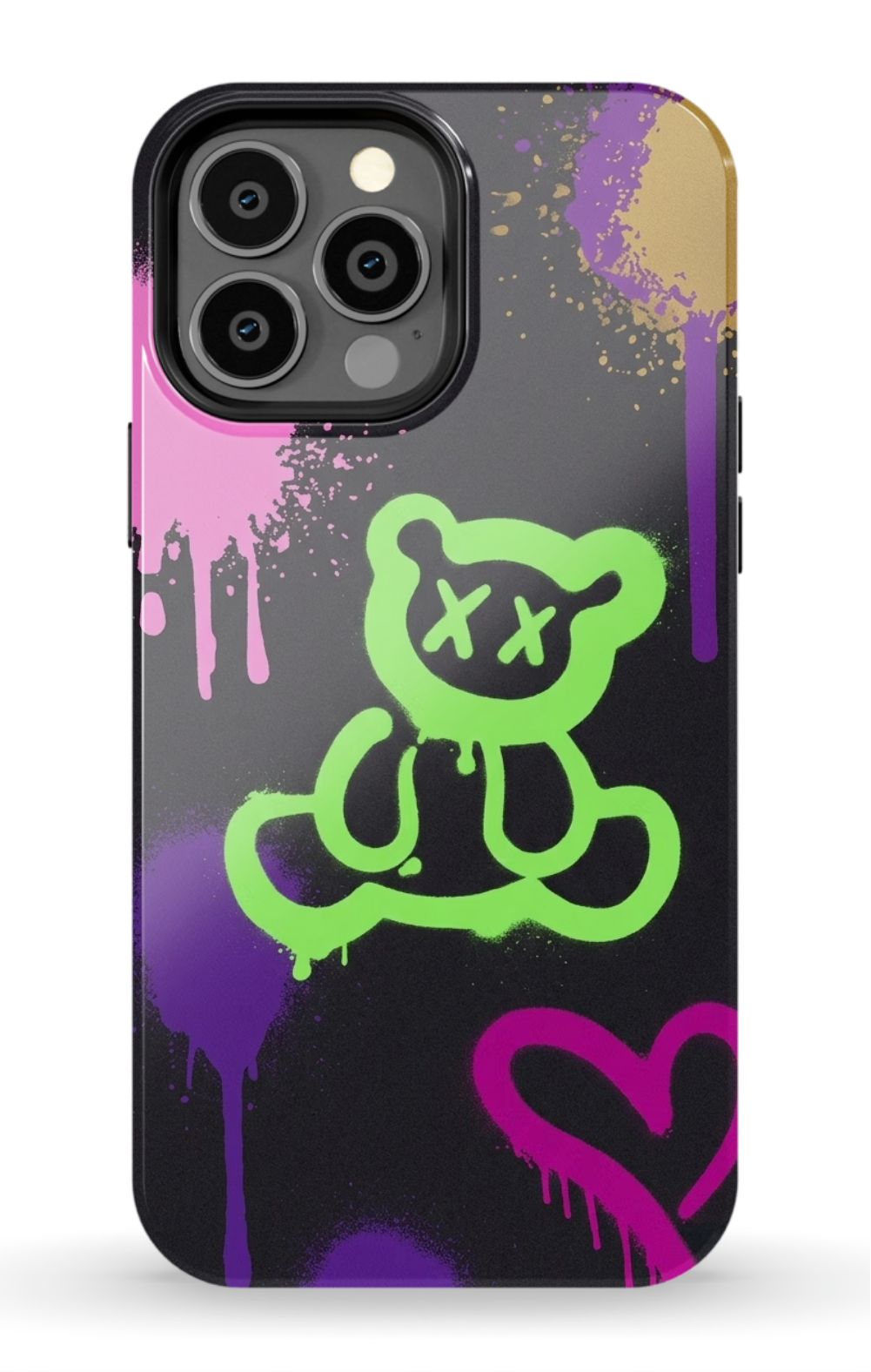 Graffiti Style Paint Splash Bear