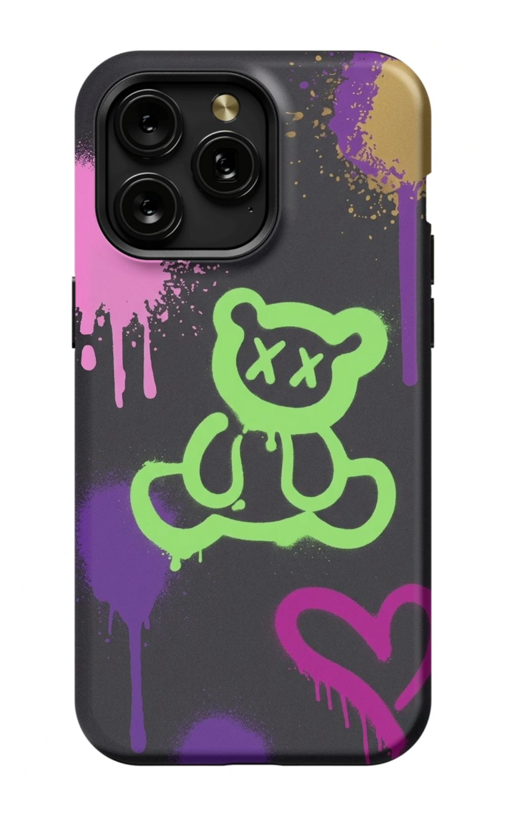 Graffiti Style Paint Splash Bear