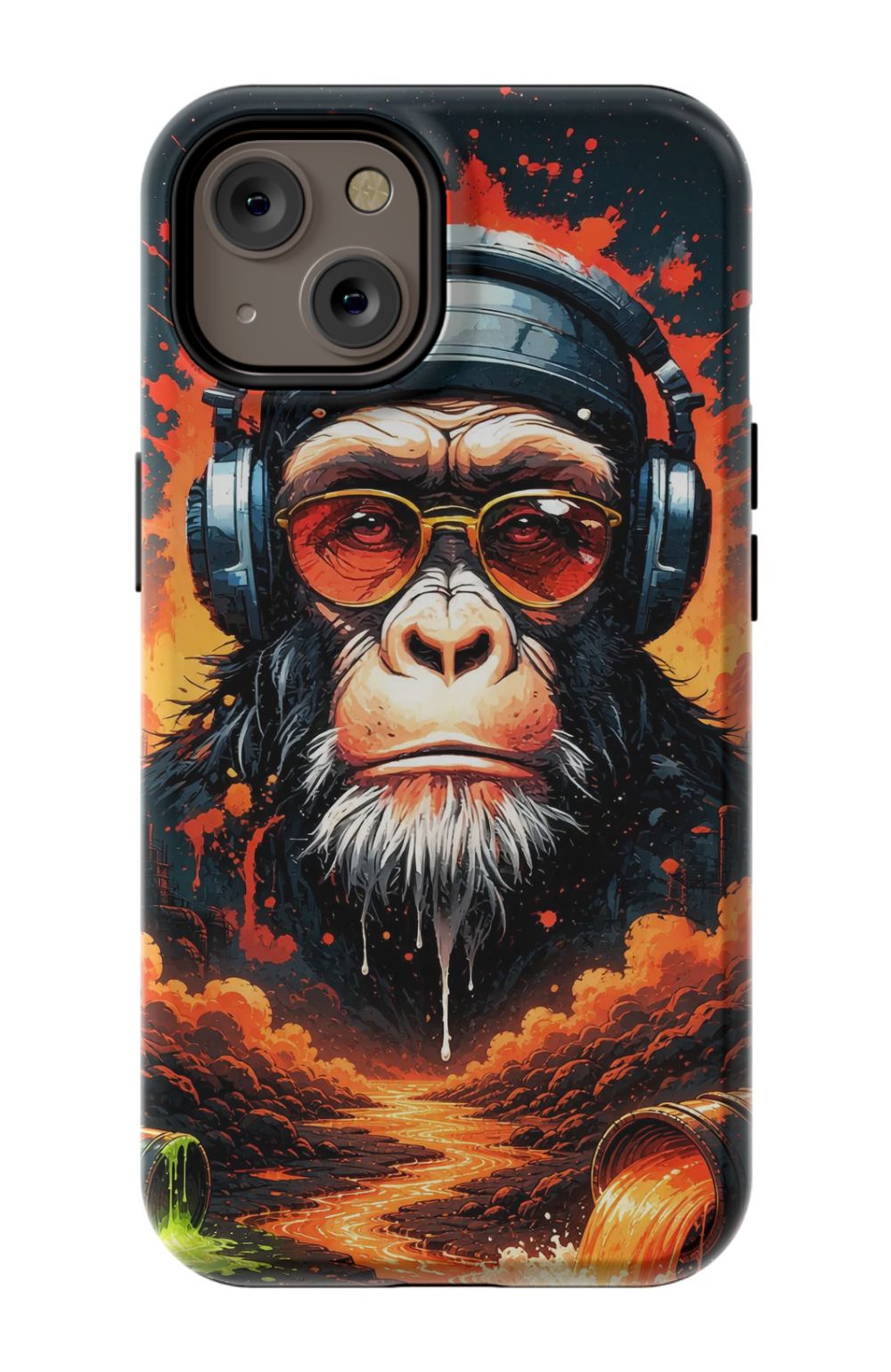 Toxic wasteland warrior chimp