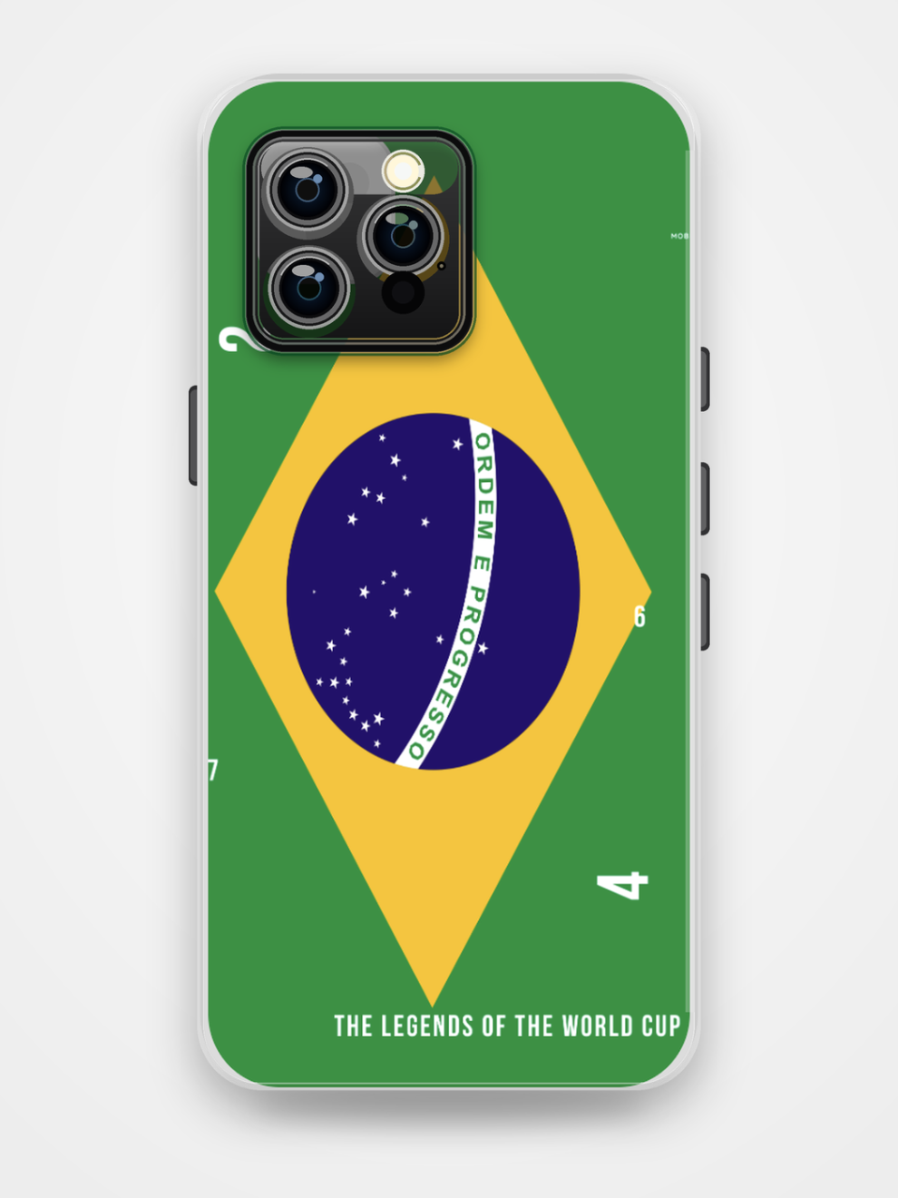 Brazil flag compatible with iPhone / Samsung Models