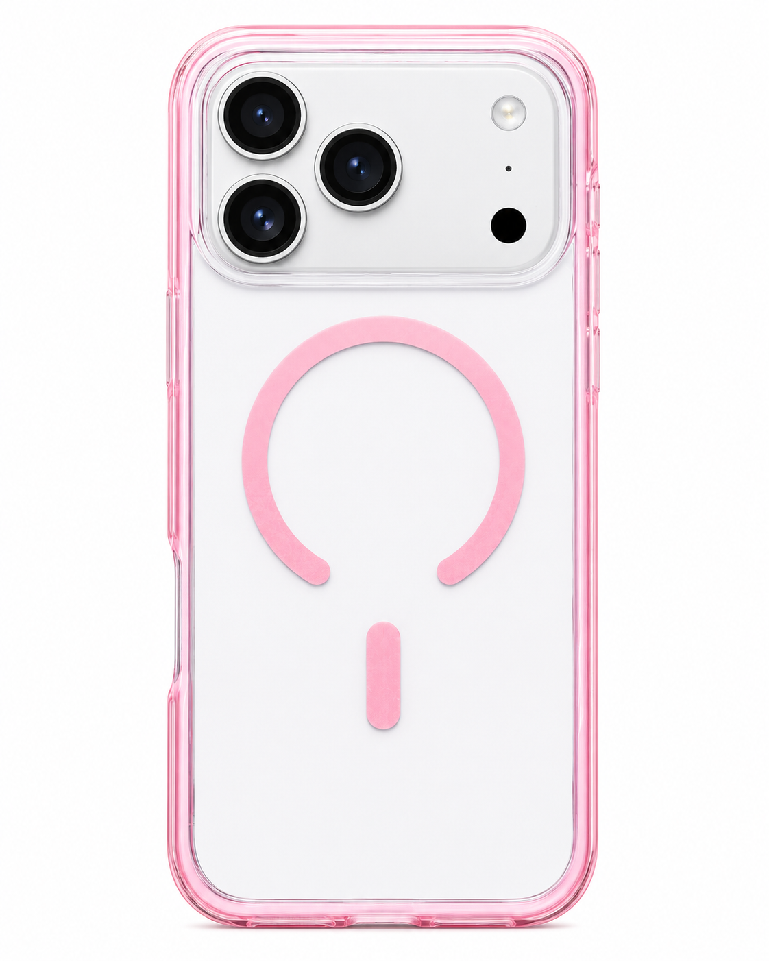 iPhone 17 Pro Max Clear with Magsafe Case - Pink