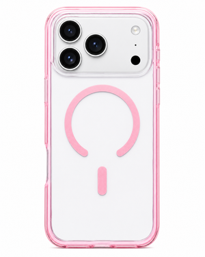 iPhone 17 Pro Max Clear with Magsafe Case - Pink