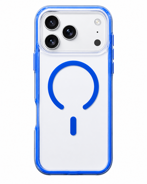 iPhone 17 Pro Max Clear with Magsafe Case - Blue