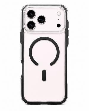 iPhone 17 Pro Max Clear with Magsafe Case - Black