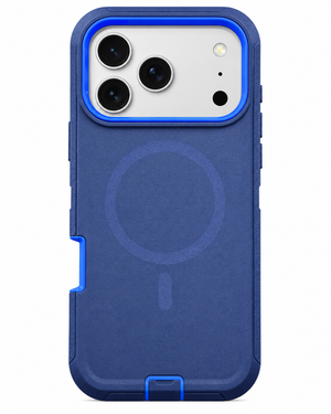 iPhone 17 Pro Max Shockproof Magsafe Defender Case Blue