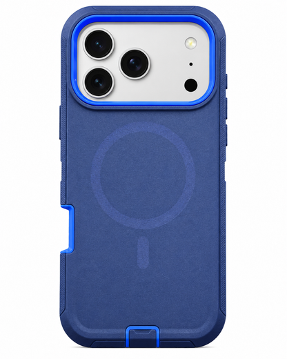 iPhone 17 Pro Max Shockproof Magsafe Defender Case Blue