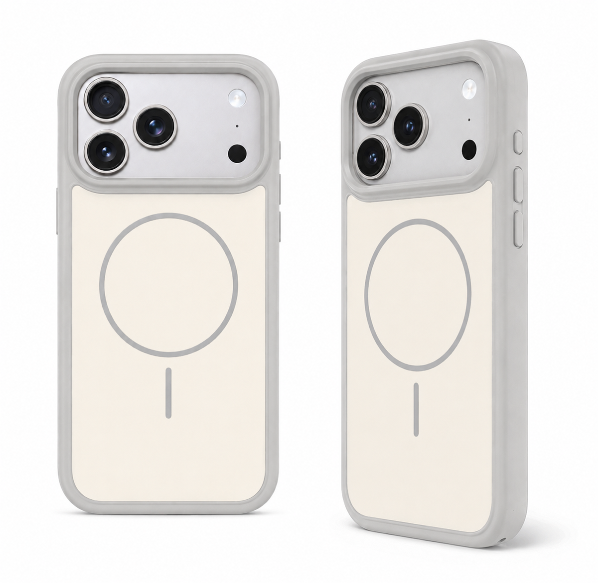 iPhone 17 Pro Full Back Magsafe Grey Case