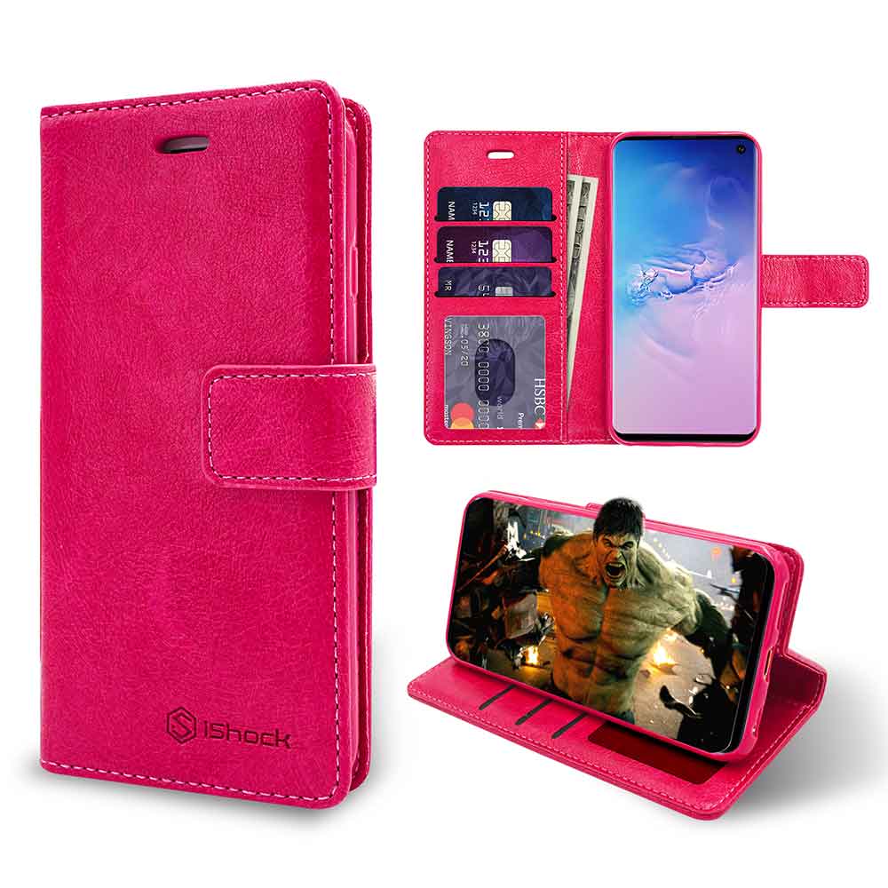 Samsung S24 Wallet Pink Case