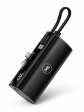 Mini Power Bank 5000Mah 22.5W Super Charger with built in Cable