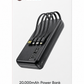 Power Bank With Built in 4 in 1 Cable 20000mAh
