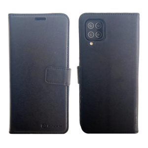 Samsung A12 Wallet Case Black