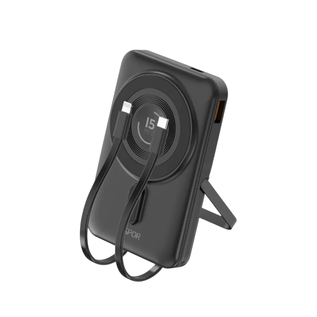 2 IN 1 Magnetic Wireless Power Bank 15W 10000mAh with Stand