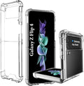Samsung Z Flip 4 Clear Case Anti Burst
