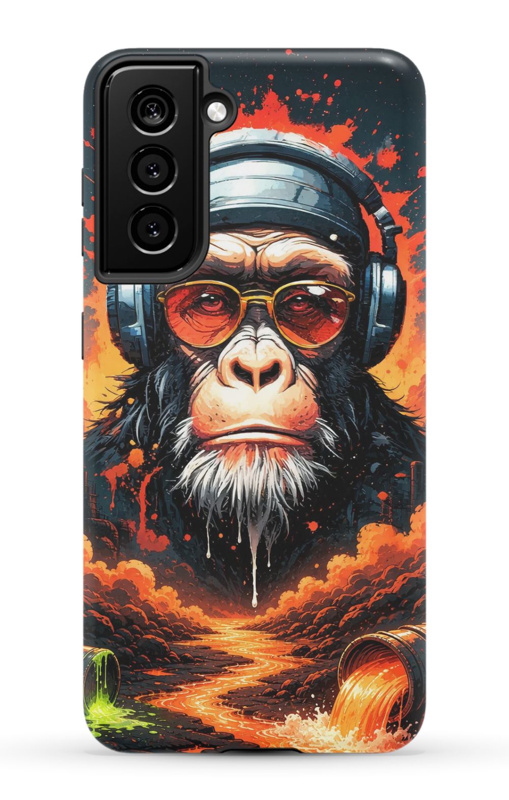 Toxic wasteland warrior chimp