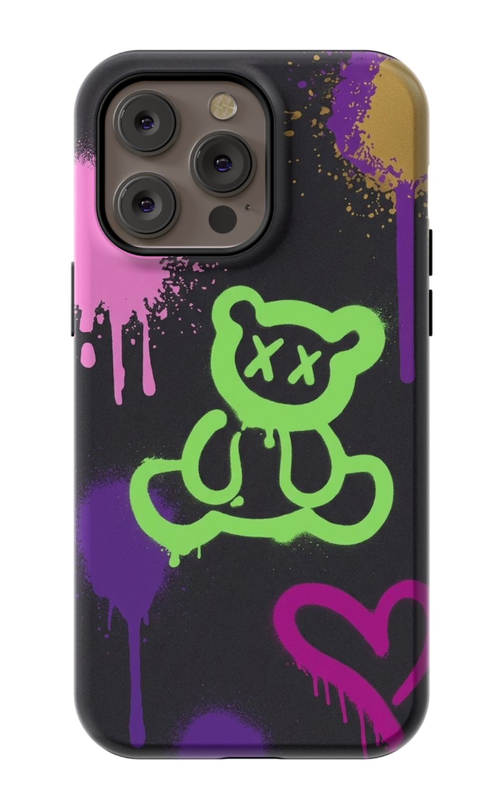 Graffiti Style Paint Splash Bear