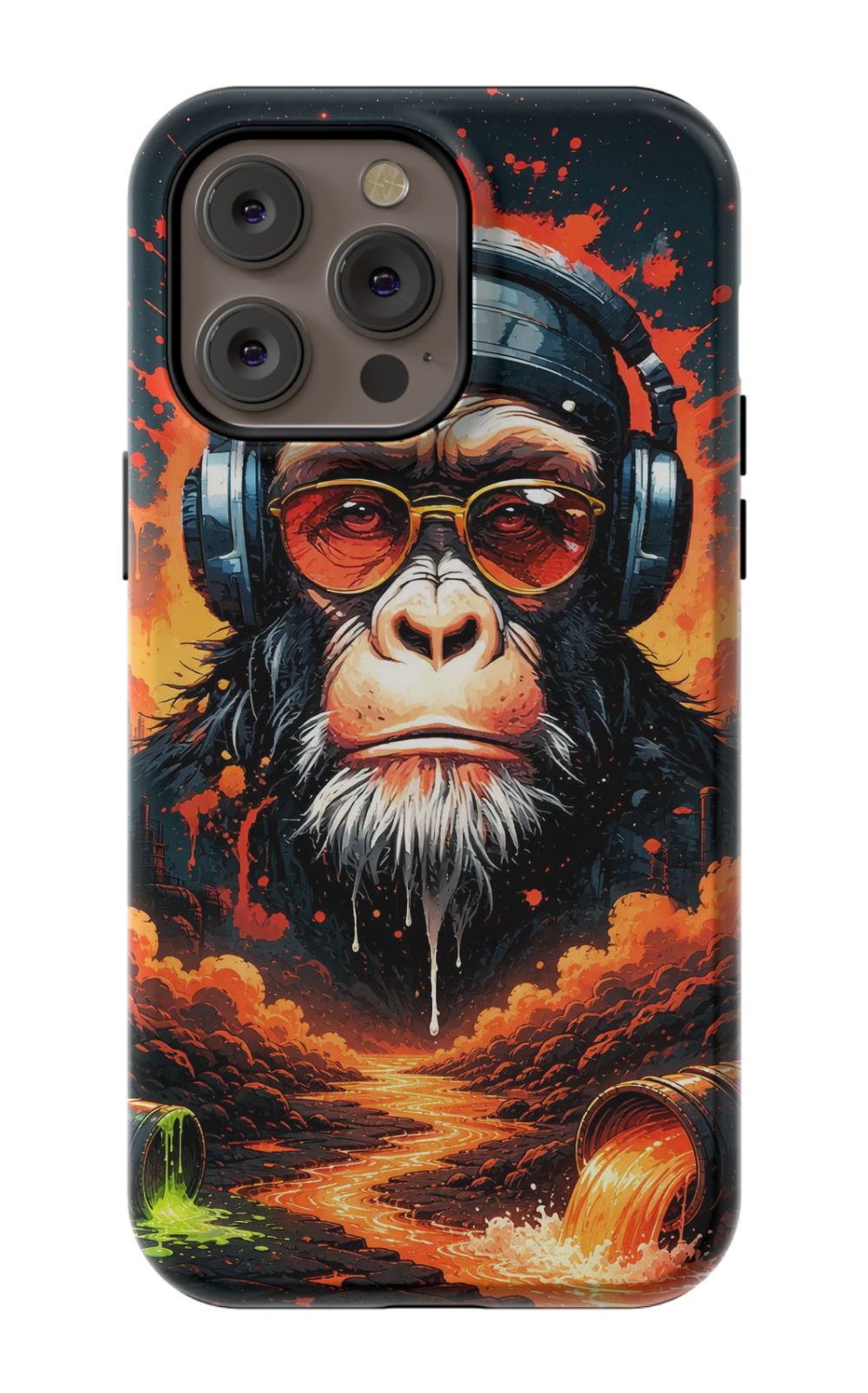 Toxic wasteland warrior chimp
