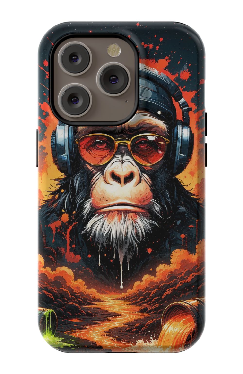 Toxic wasteland warrior chimp