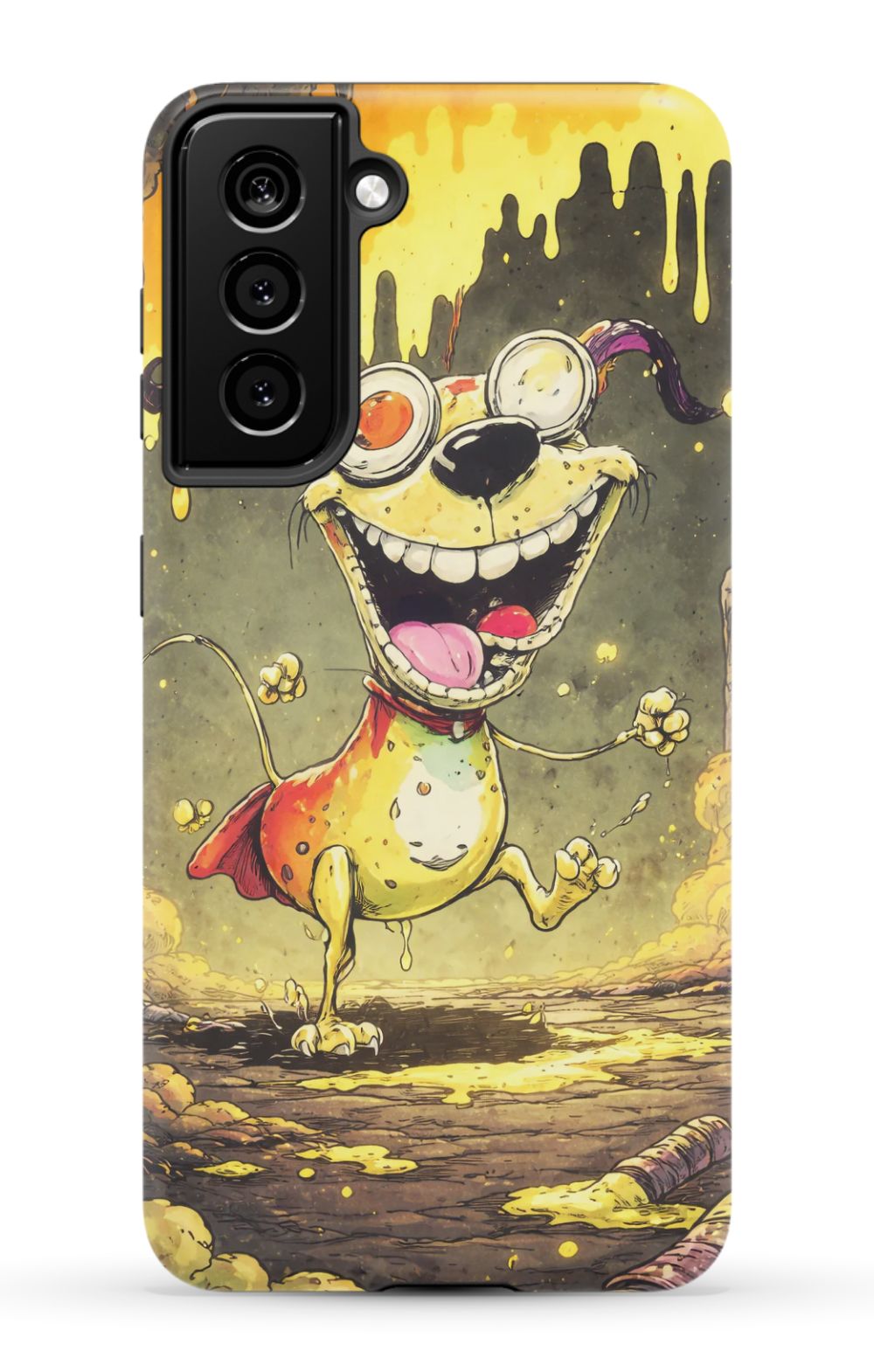 Manic dog in a toxic world