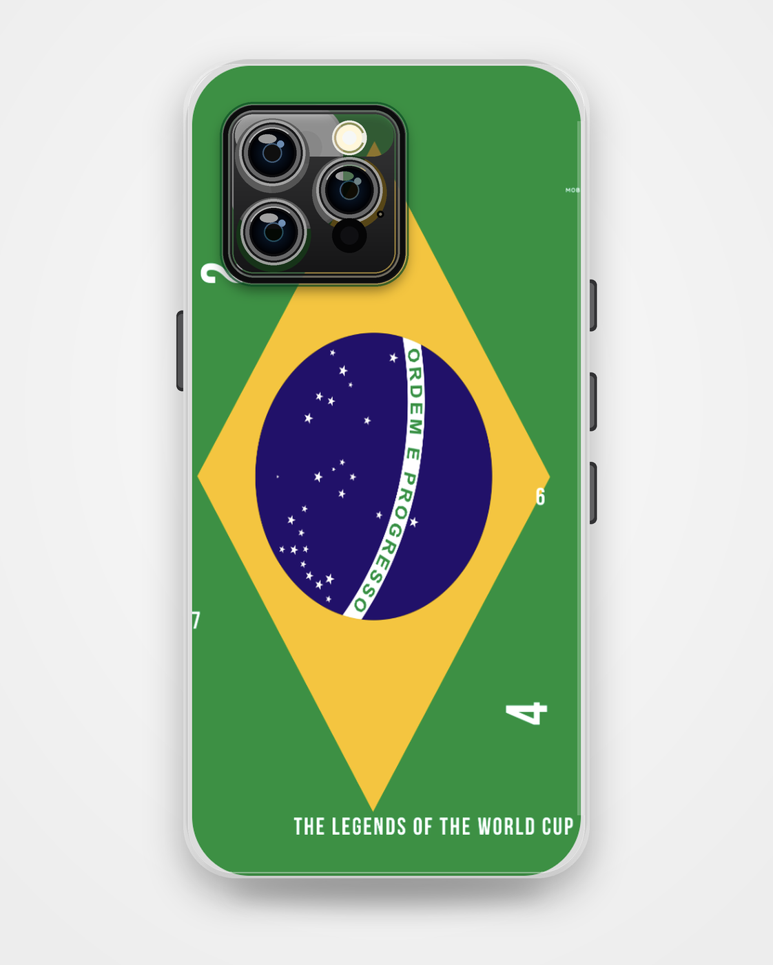 Brazil flag compatible with iPhone / Samsung Models