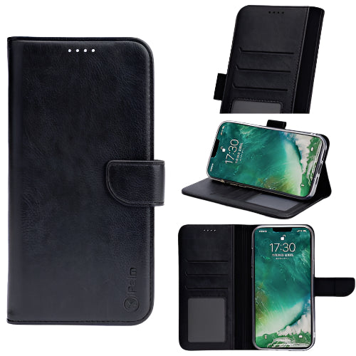iPhone 13 Pro Max iPalm Soft Wallet Buckle Case Black