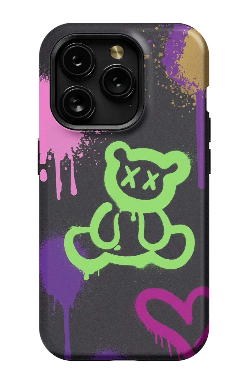 Graffiti Style Paint Splash Bear